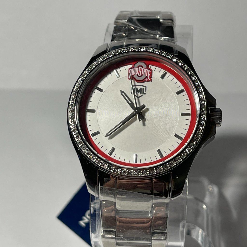 Ohio State Buckeyes Official Ncaa StainlessSteel Watch By Jack Mason New